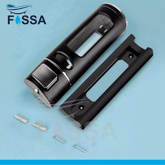 Fossa Wall-Mount Soap Dispensers 400ML Manual Soap Bathroom for Hair Shampoo Shower or Hand Cleanser SD-005